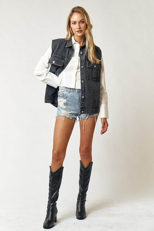 Georgina Denim Vest