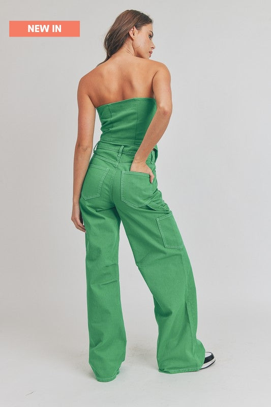 Ivy Denim Cargo Pant
