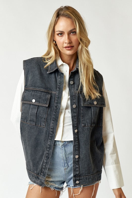 Georgina Denim Vest