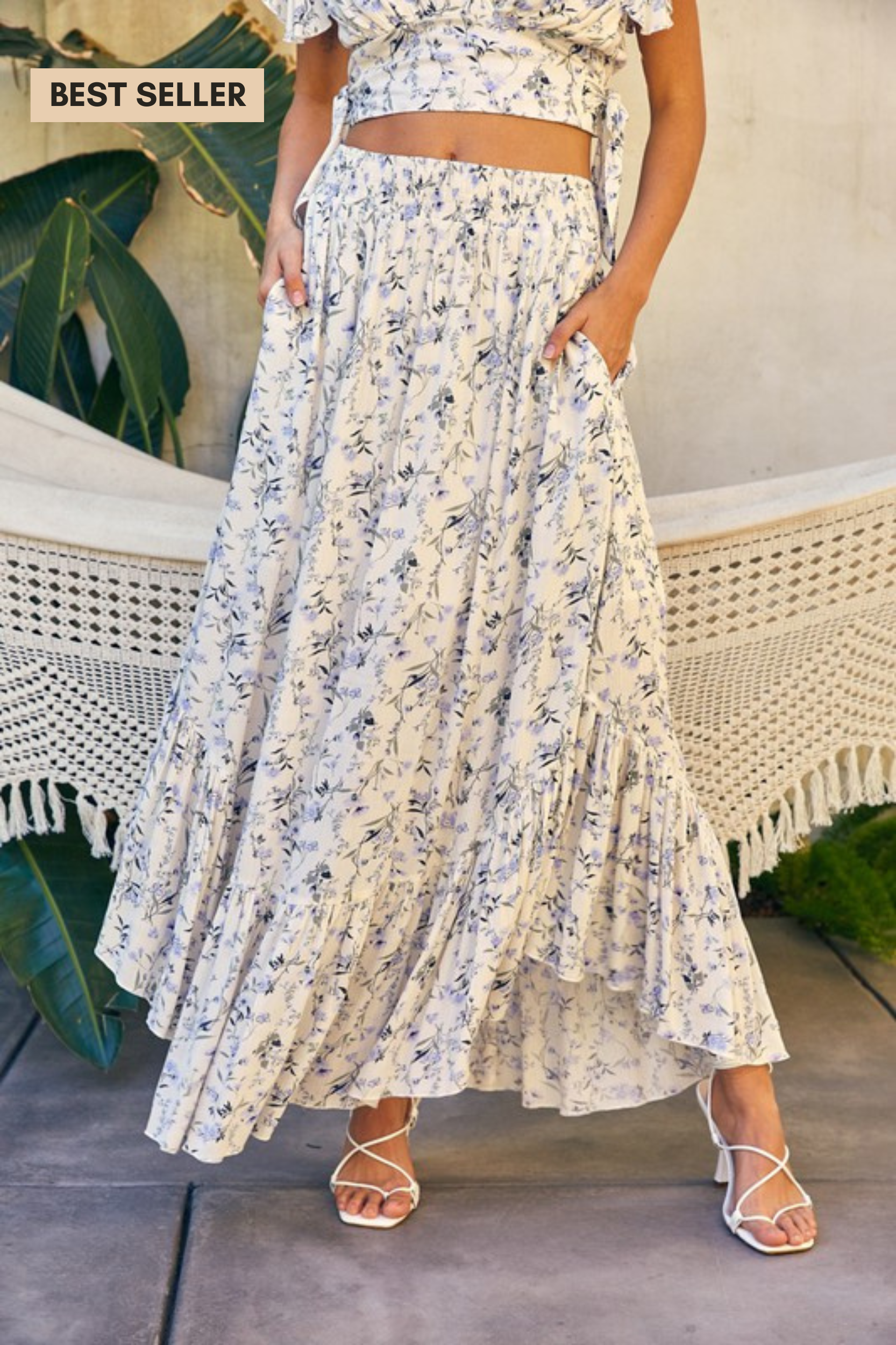 Aphroditi Floral Skirt