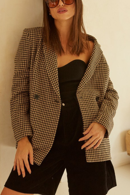 Jaxson Houndstooth Blazer