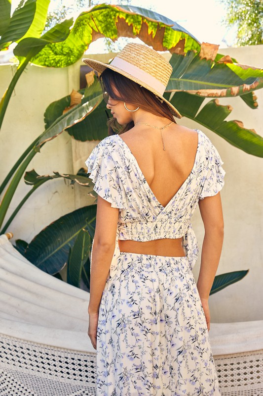 Aphroditi Floral Top