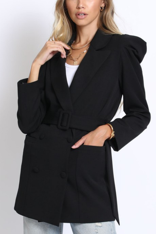Elise Puff Shoulder Jacket