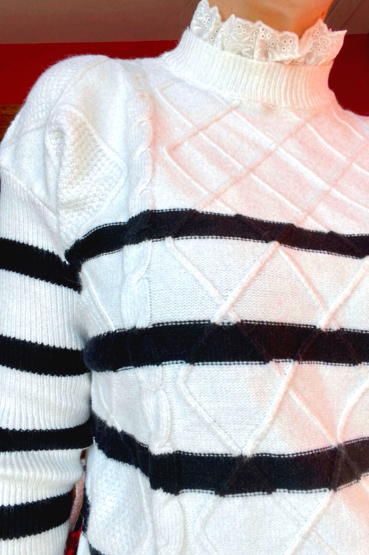 Blair Ruffle Sweater