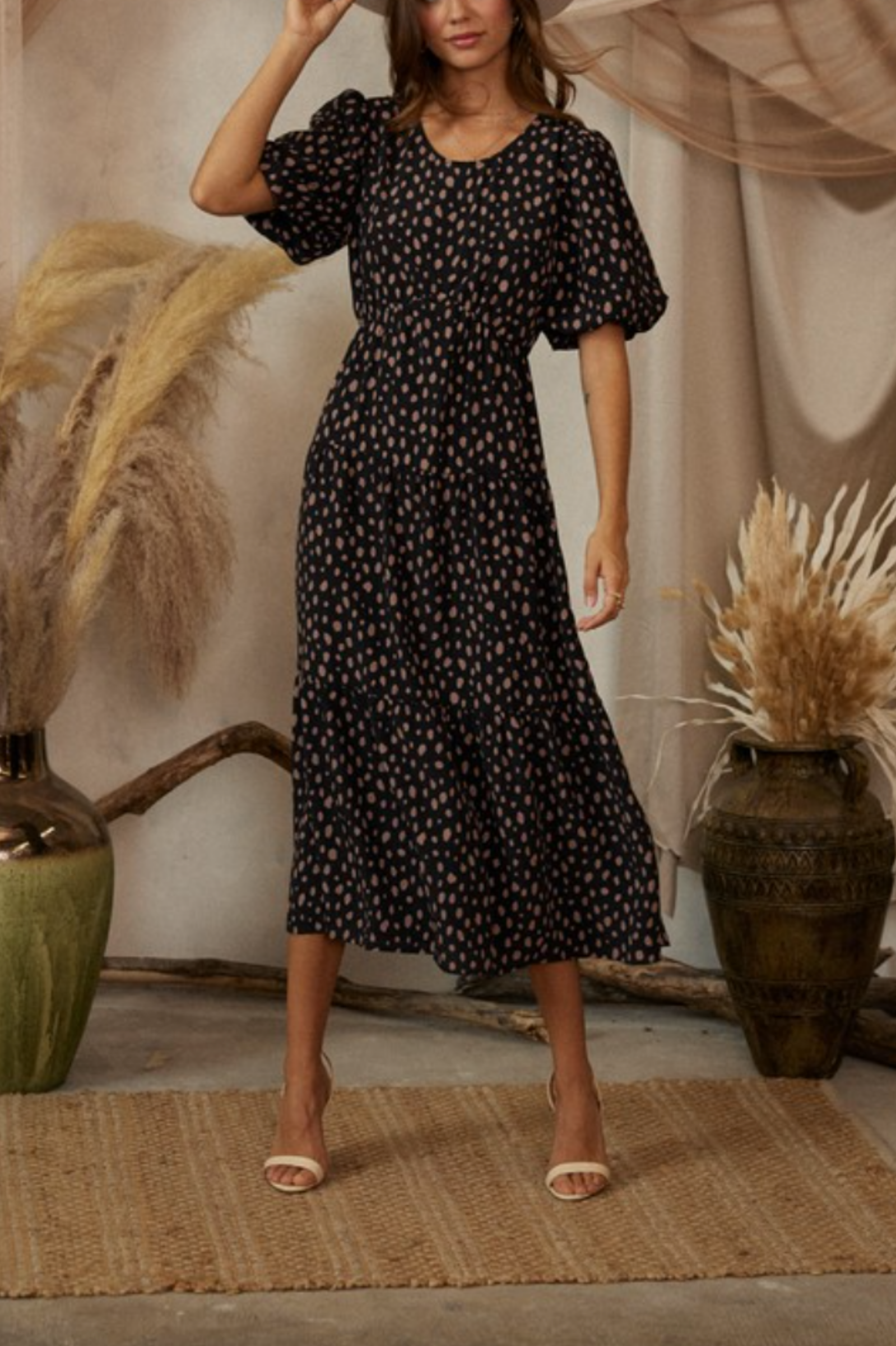 Serena Puff Sleeve Dress