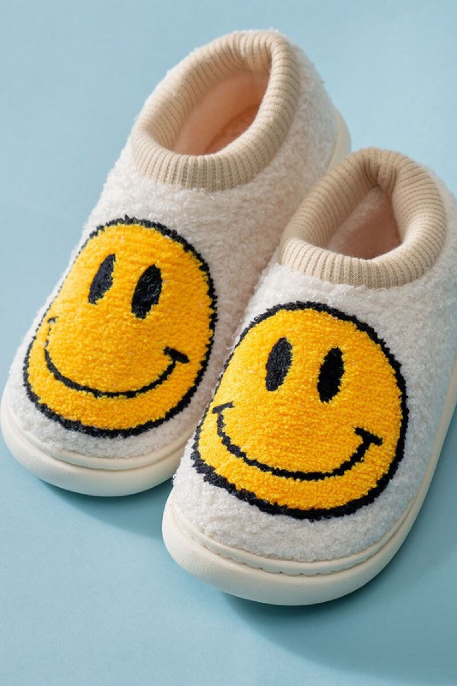 Retro Smiley Slipper