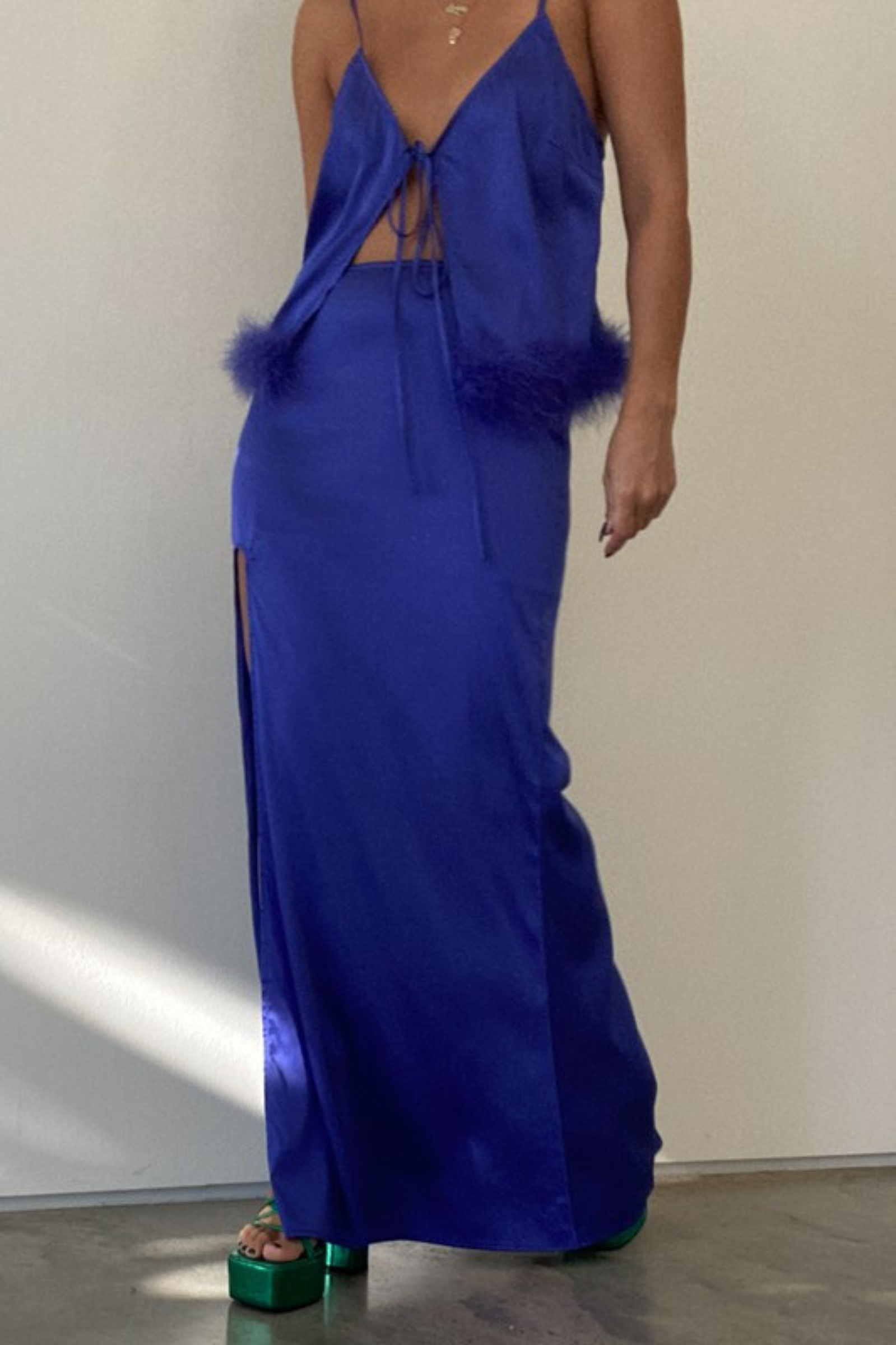 Lyla Satin Skirt