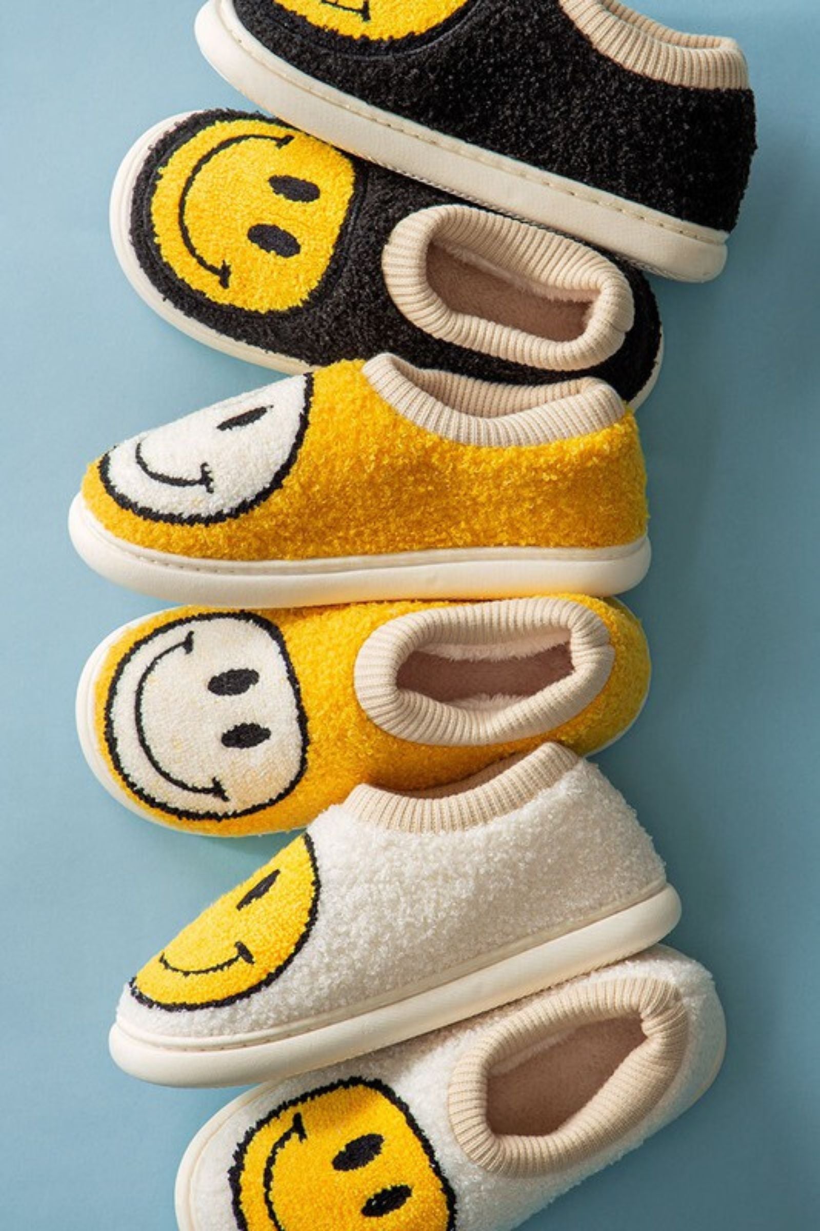 Retro Smiley Slipper