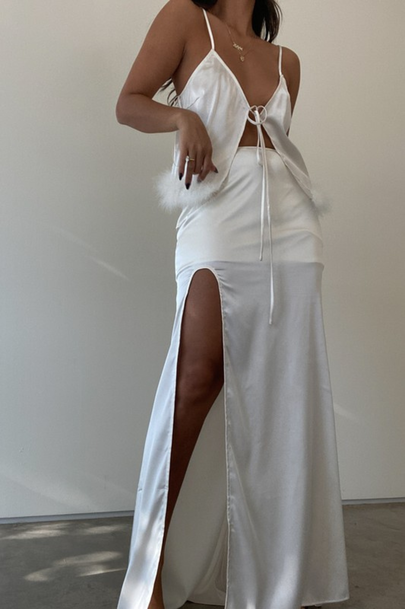 Lyla Satin Skirt