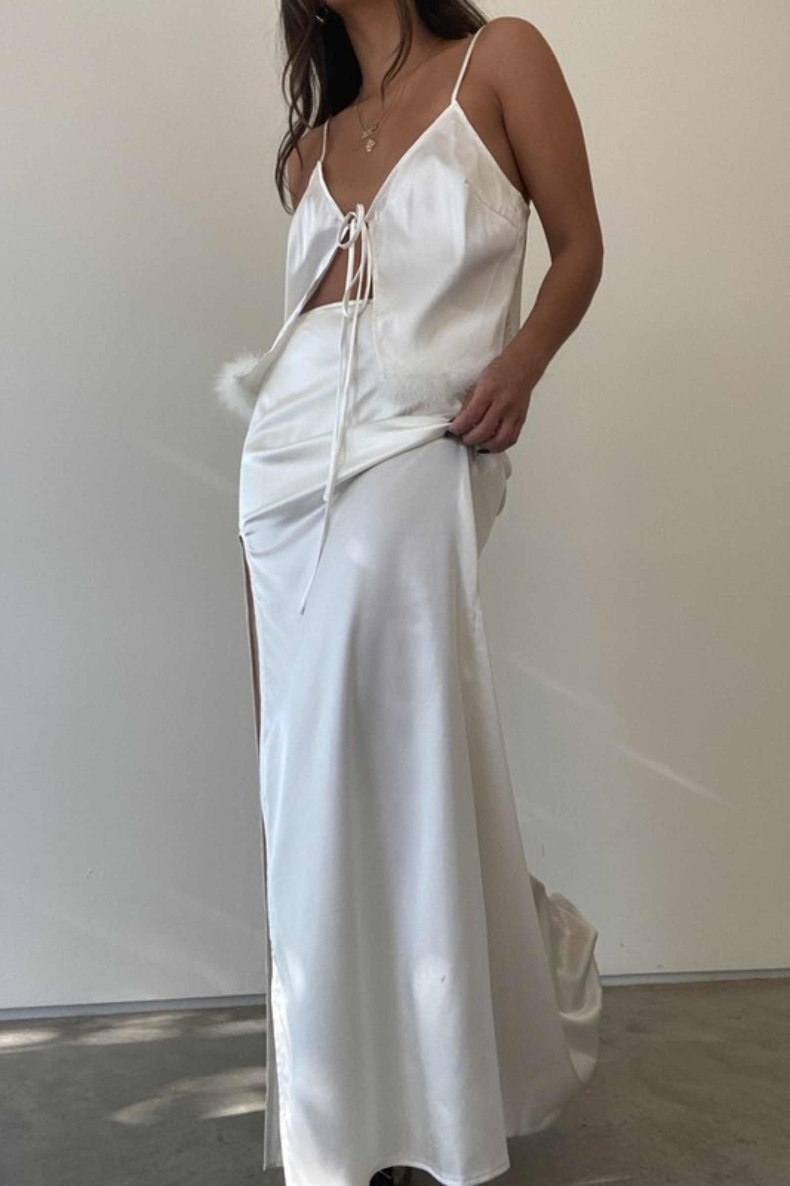 Lyla Satin Skirt