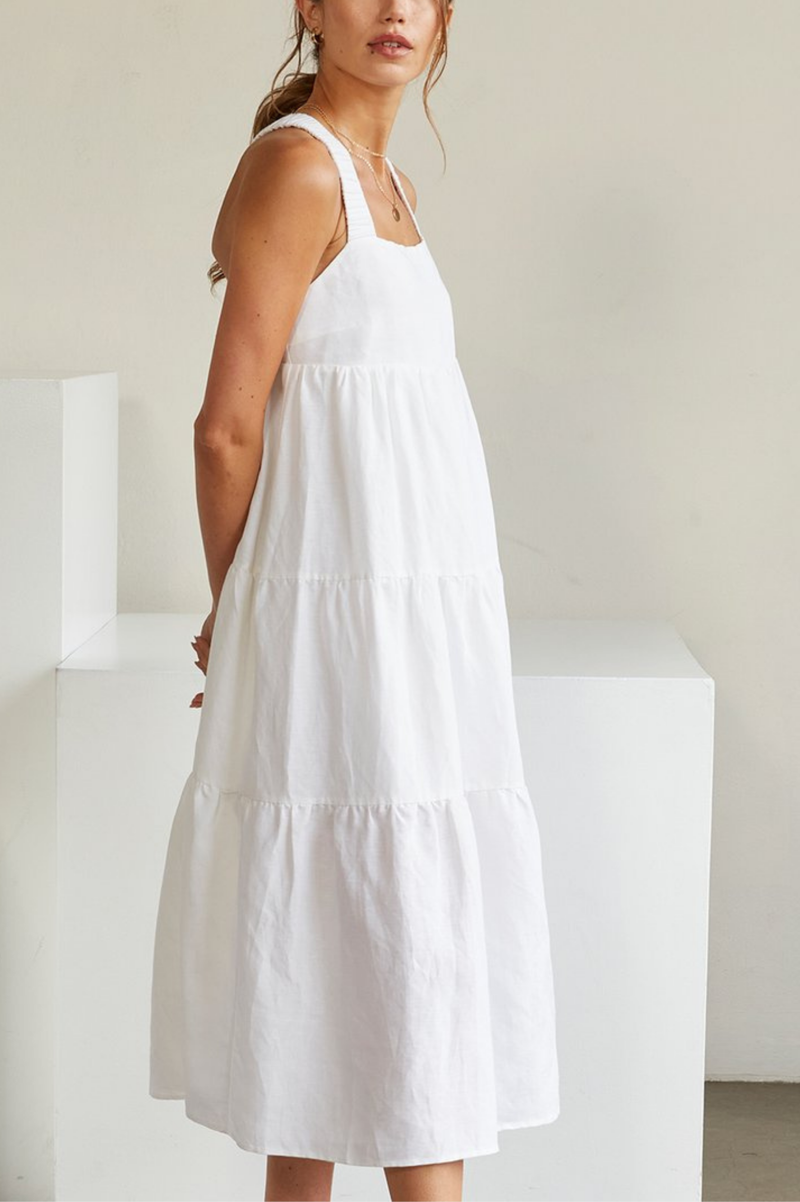 Gemma Tiered Midi Dress