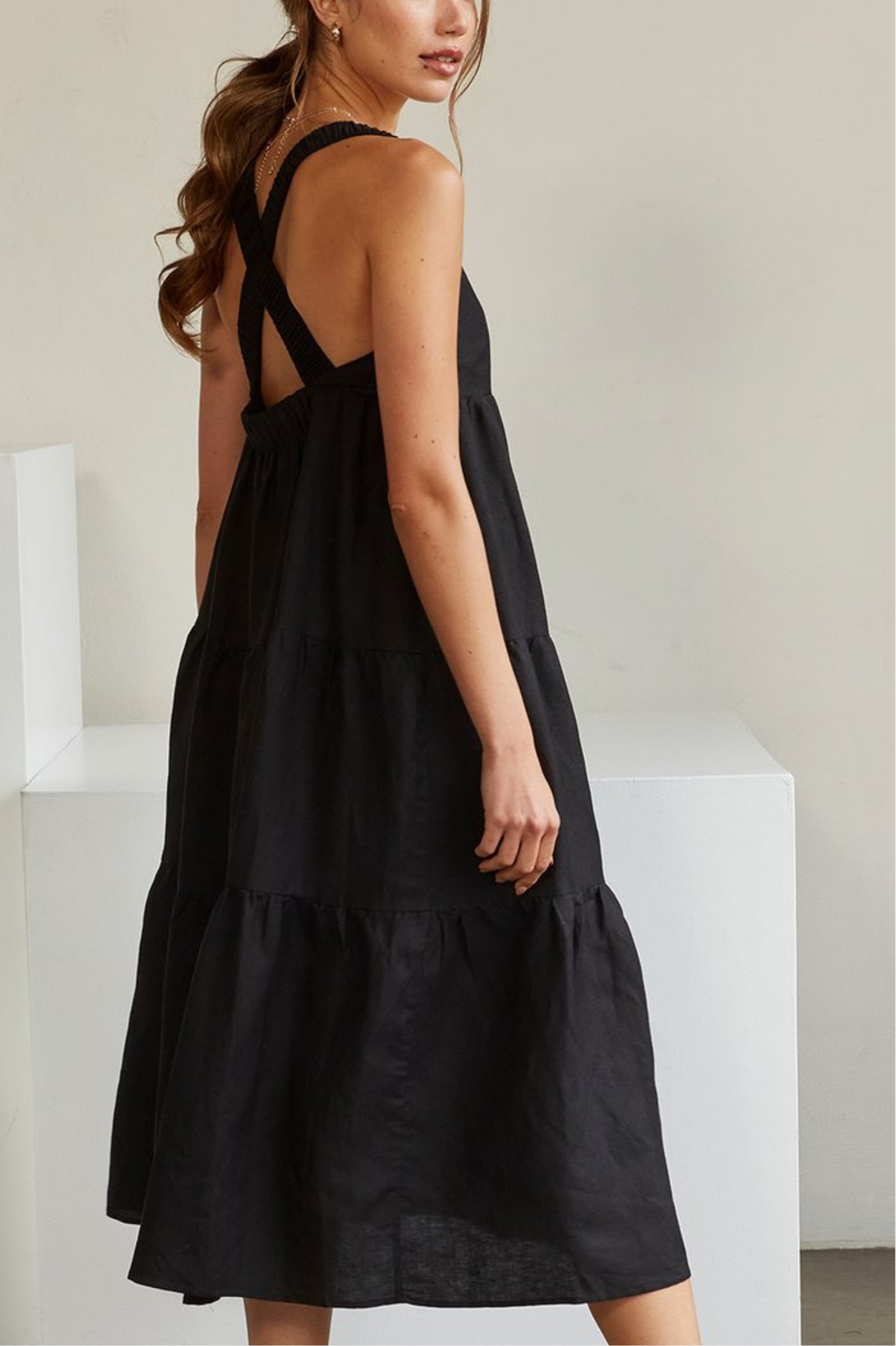 Gemma Tiered Midi Dress