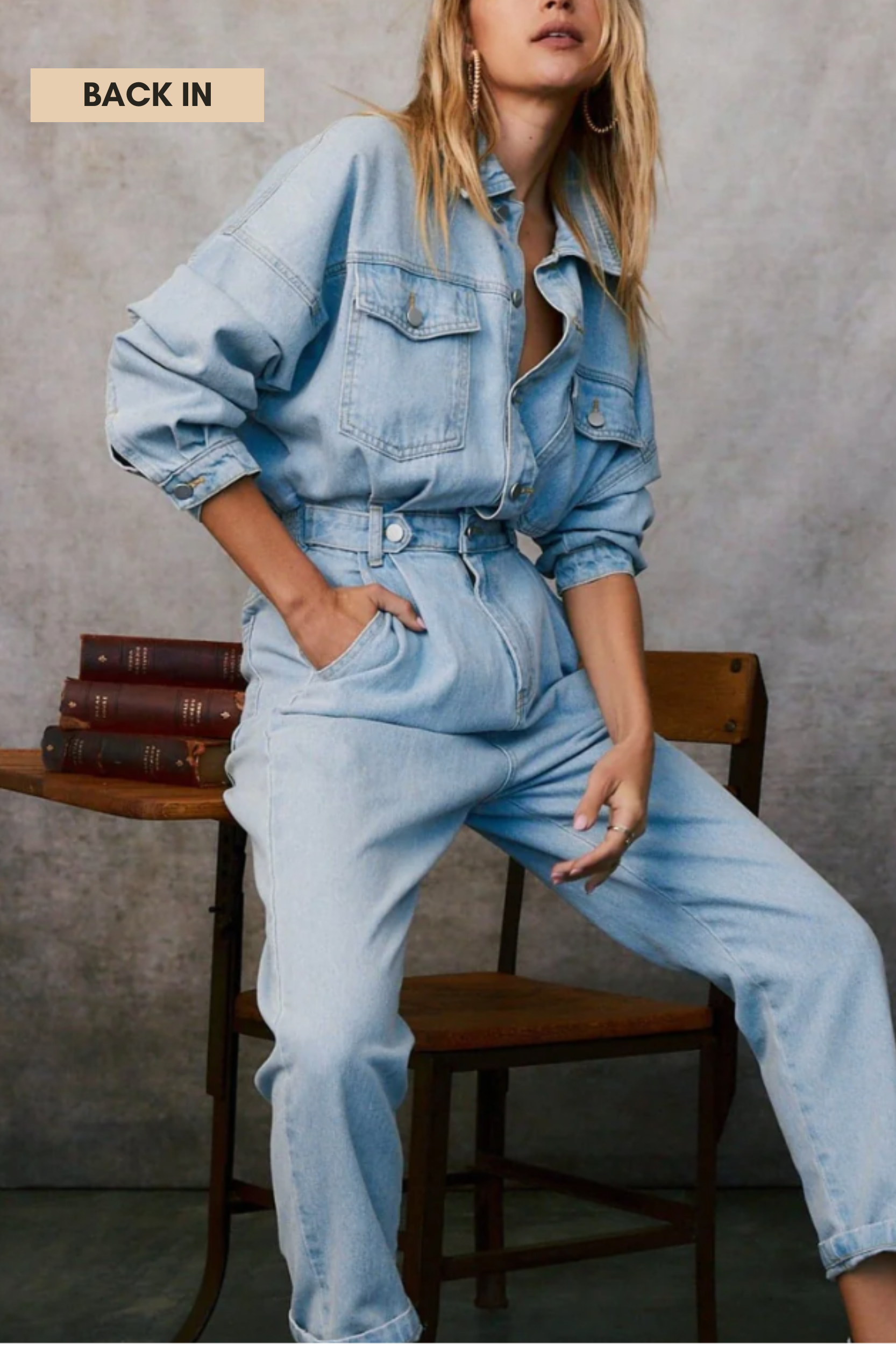 Dahlia Denim Jumper