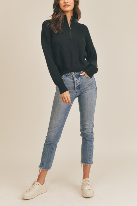 Aria Half-Zip Sweater