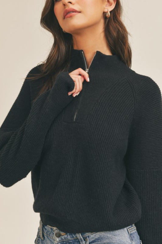Aria Half-Zip Sweater