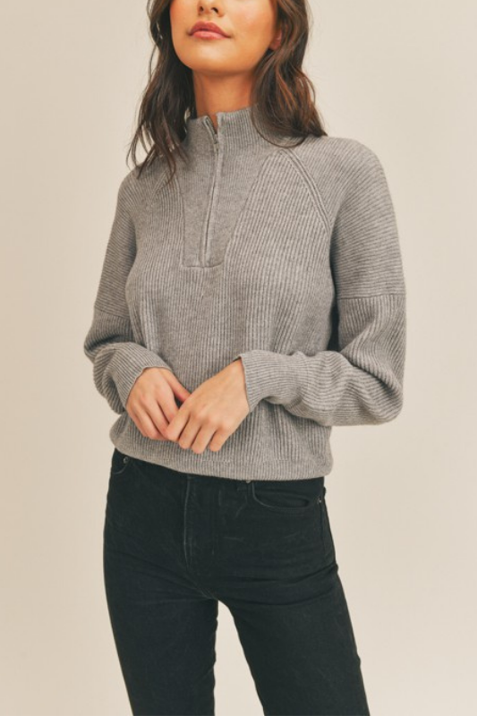 Aria Half-Zip Sweater