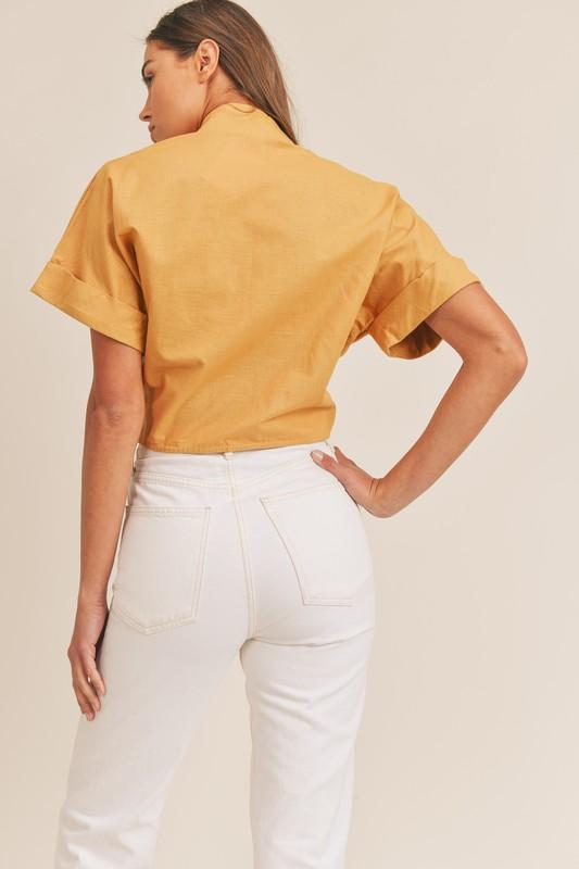 Calla Top - Mustard