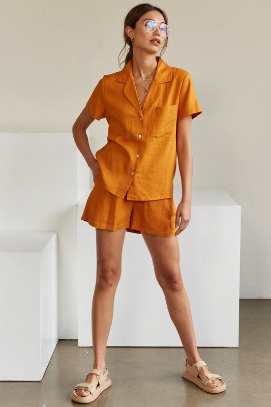 Brooklyn Linen Shorts