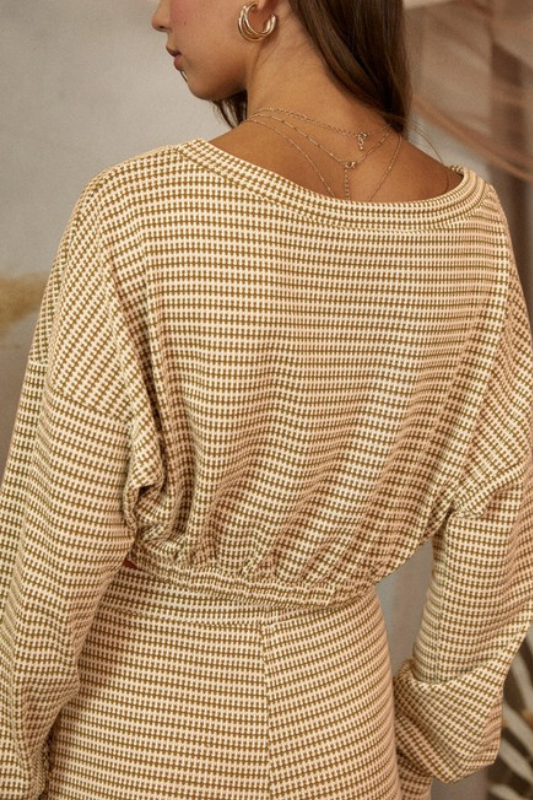 Ciara Waffle Knit Top