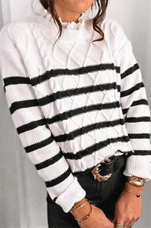 Blair Ruffle Sweater